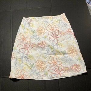 Natural Reflections Floral Skirt - Multicolor